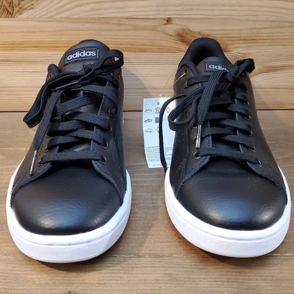 NEW Adidas Advantage Tennis Core Black - Picture 3 of 7